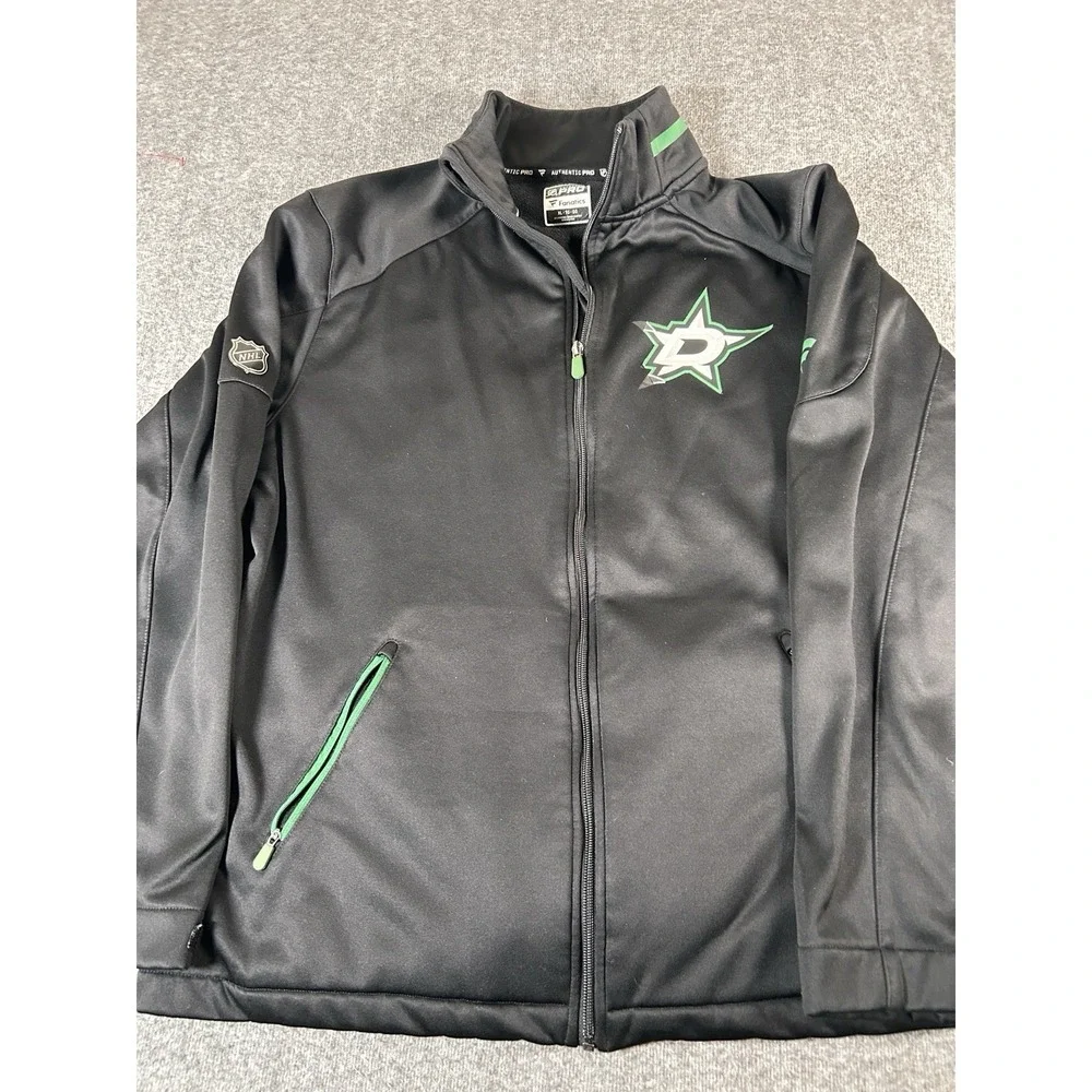Dallas Stars NHL Fanatics Authentic‎ Pro Rink Full-Zip Jacket -large - Blk